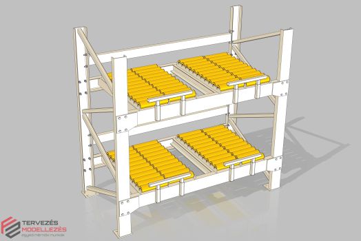 Visteon Kft., Székesfehérvár - Szerszámtároló nehézállvány
