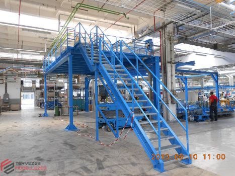 Robottartó pódium megvalósulás